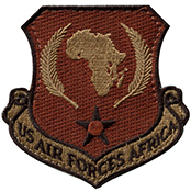Air Forces in Africa Command Spice Brown OCP Scorpion Shoulder Patch With Velcro